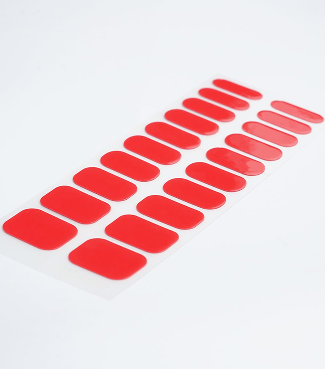 20 PCS Red gel Nails