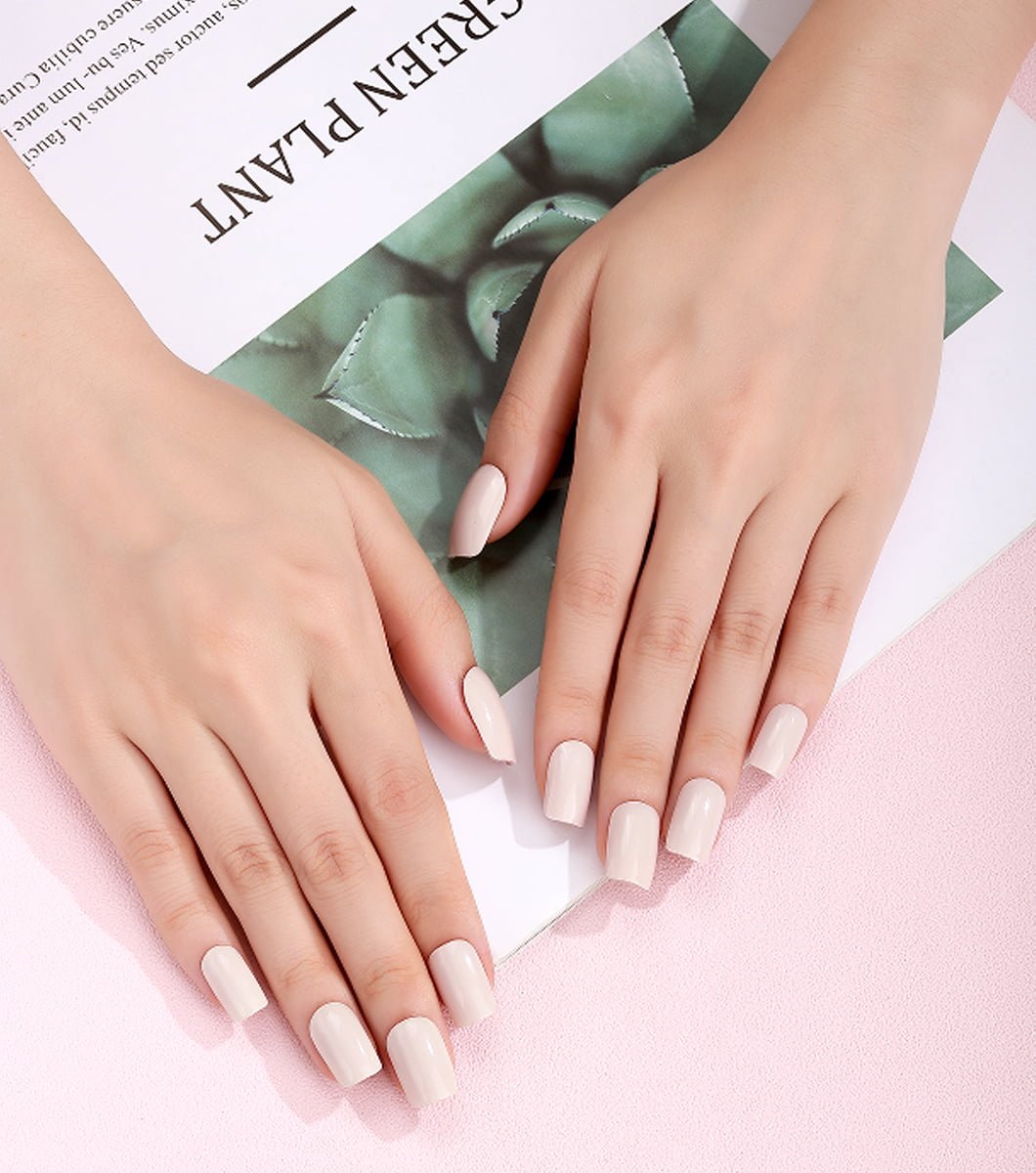 20 PCS off white gel nail