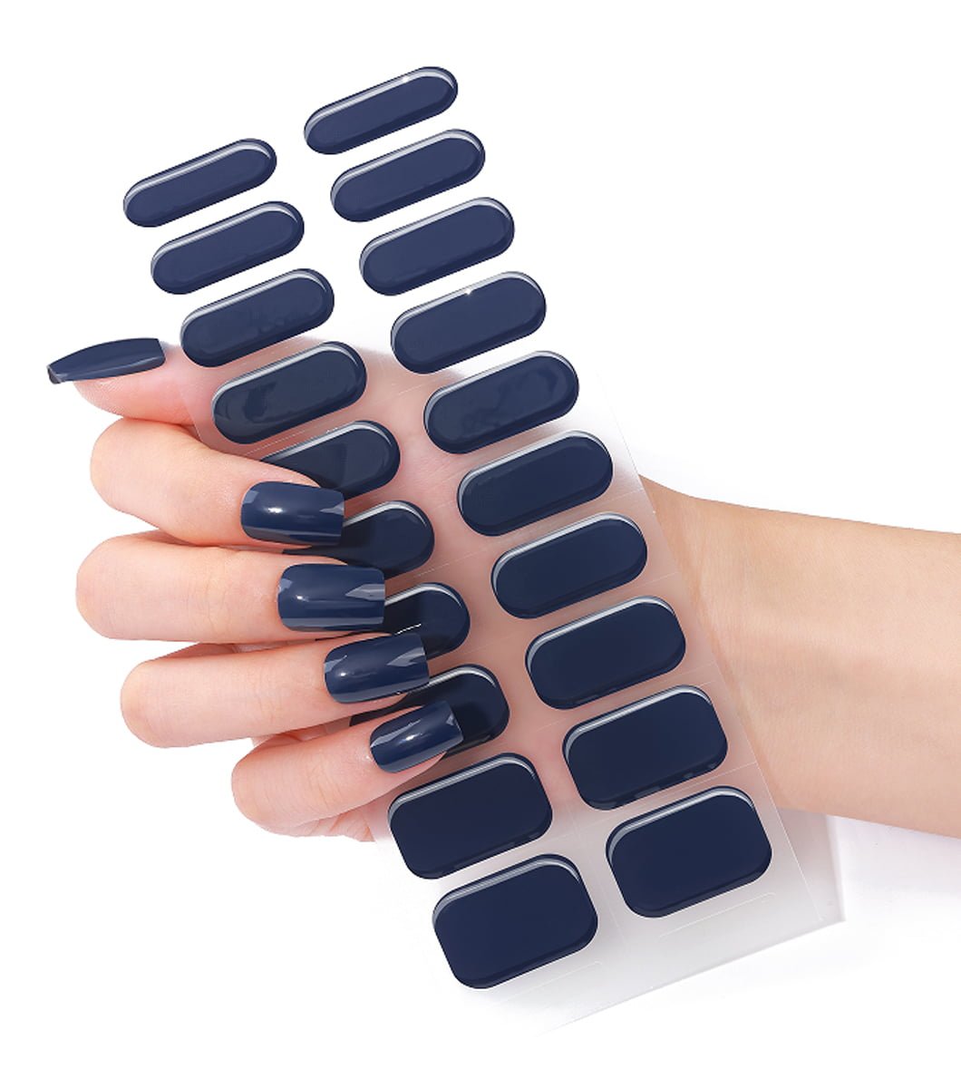 20 PCS navy gel nail