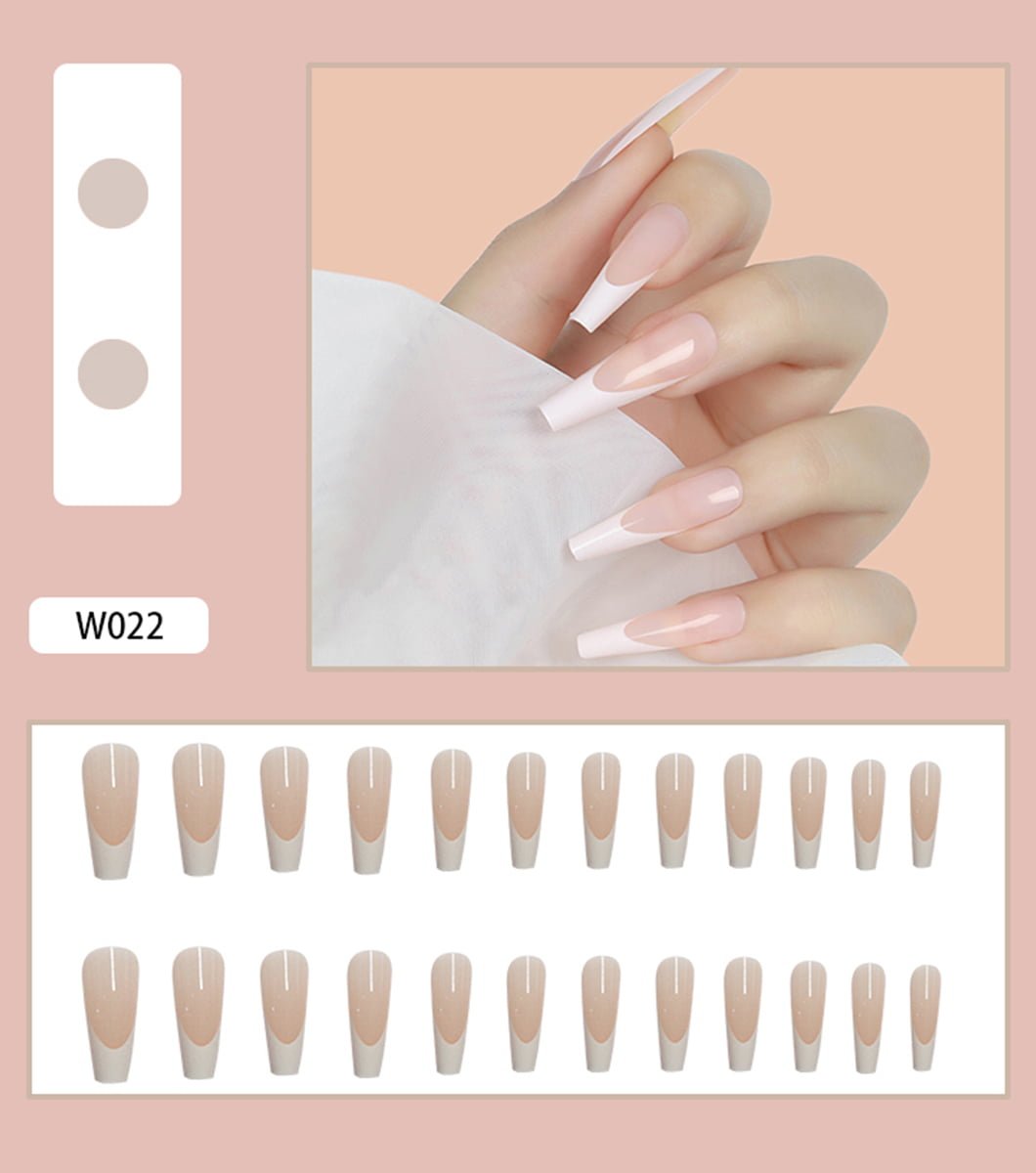 Gradient color personalized wearing nails