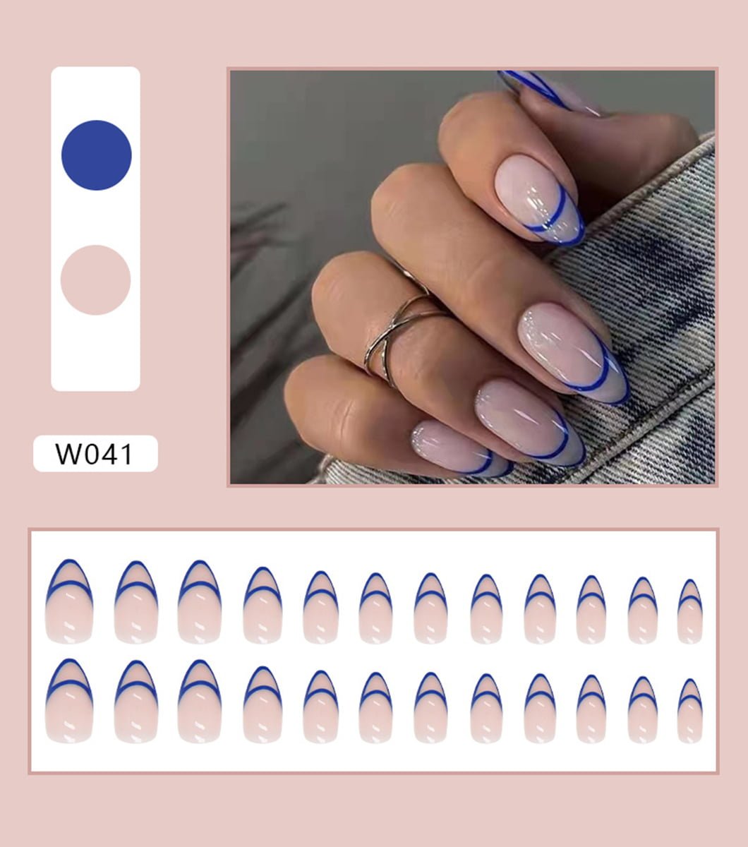 DIY short pink nails