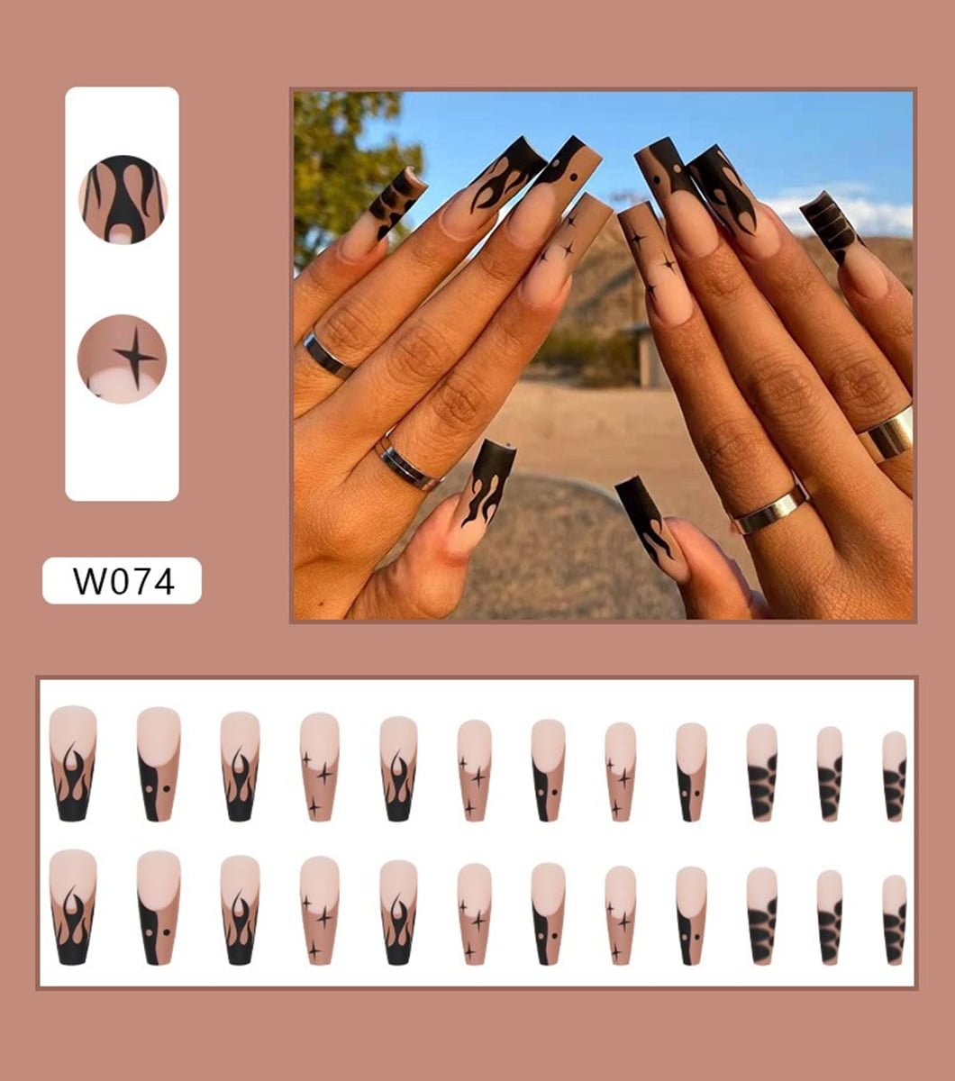 24 PCS Squid Game Nails