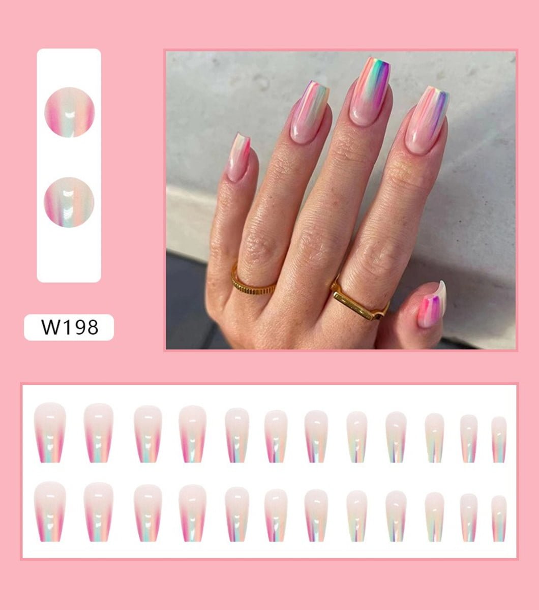 24 PCS personalized pattern nails